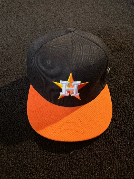 New Era Other - New Era Houston Black and Orange Astros Star Logo Snapback
